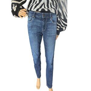 American Eagle Super Stretch Skinny Blue Jeans Womens Size 8 X-Long Casual Denim